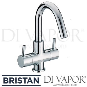 Bristan PM BAS2 C Prism Twin Handled Basin Mixer (without Waste) Tap Spare Parts